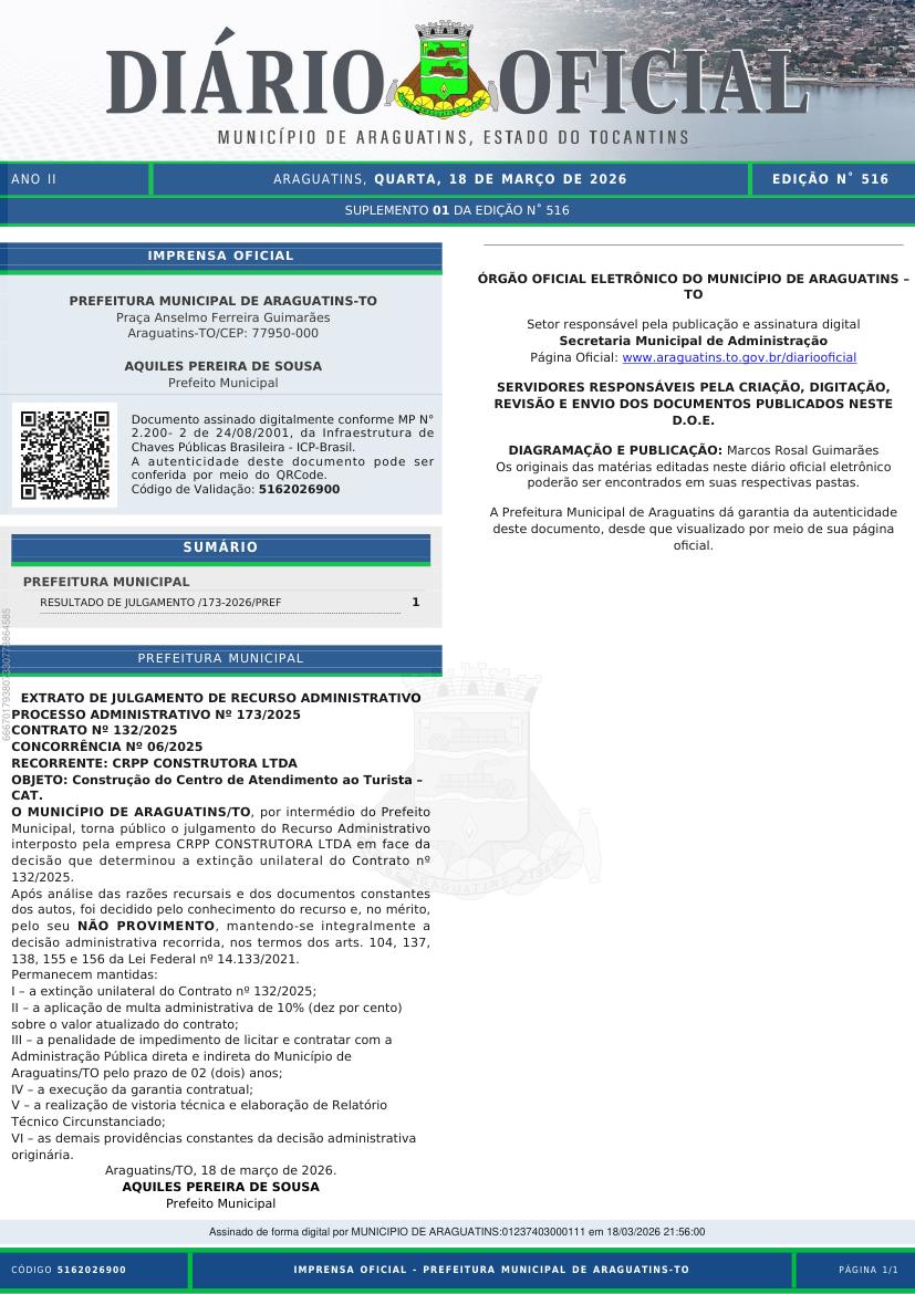 Capa da edição