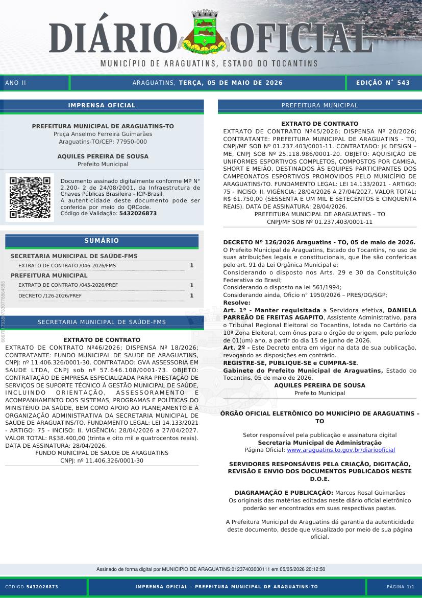 Capa da edição