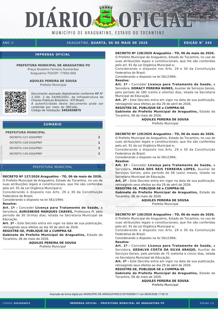 Capa da edição
