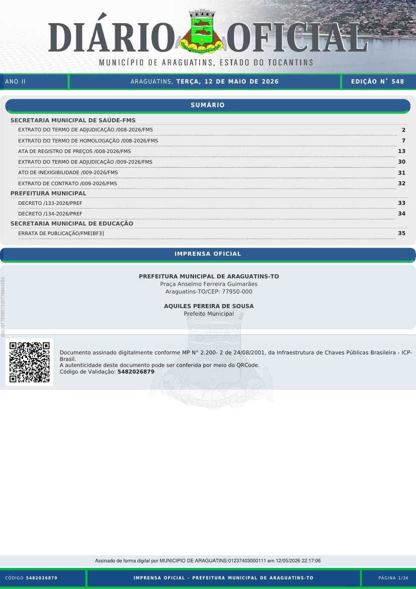 Capa da edição