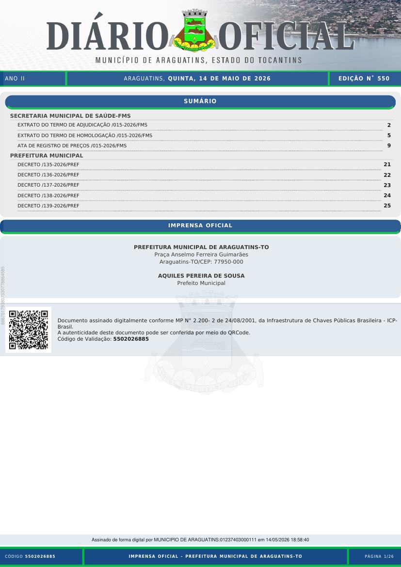 Capa da edição