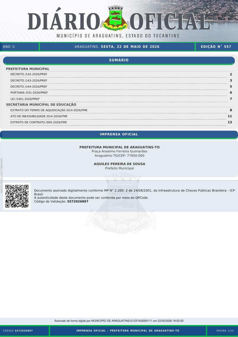Capa da edição