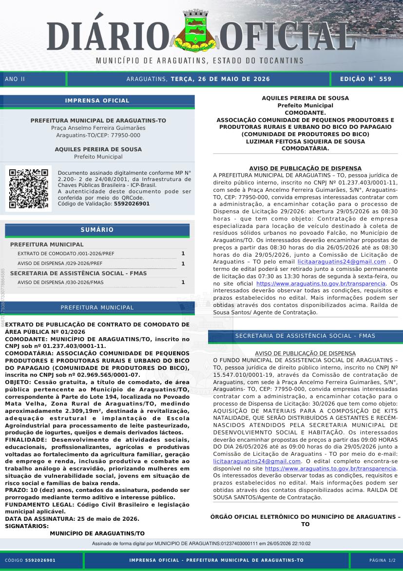 Capa da edição