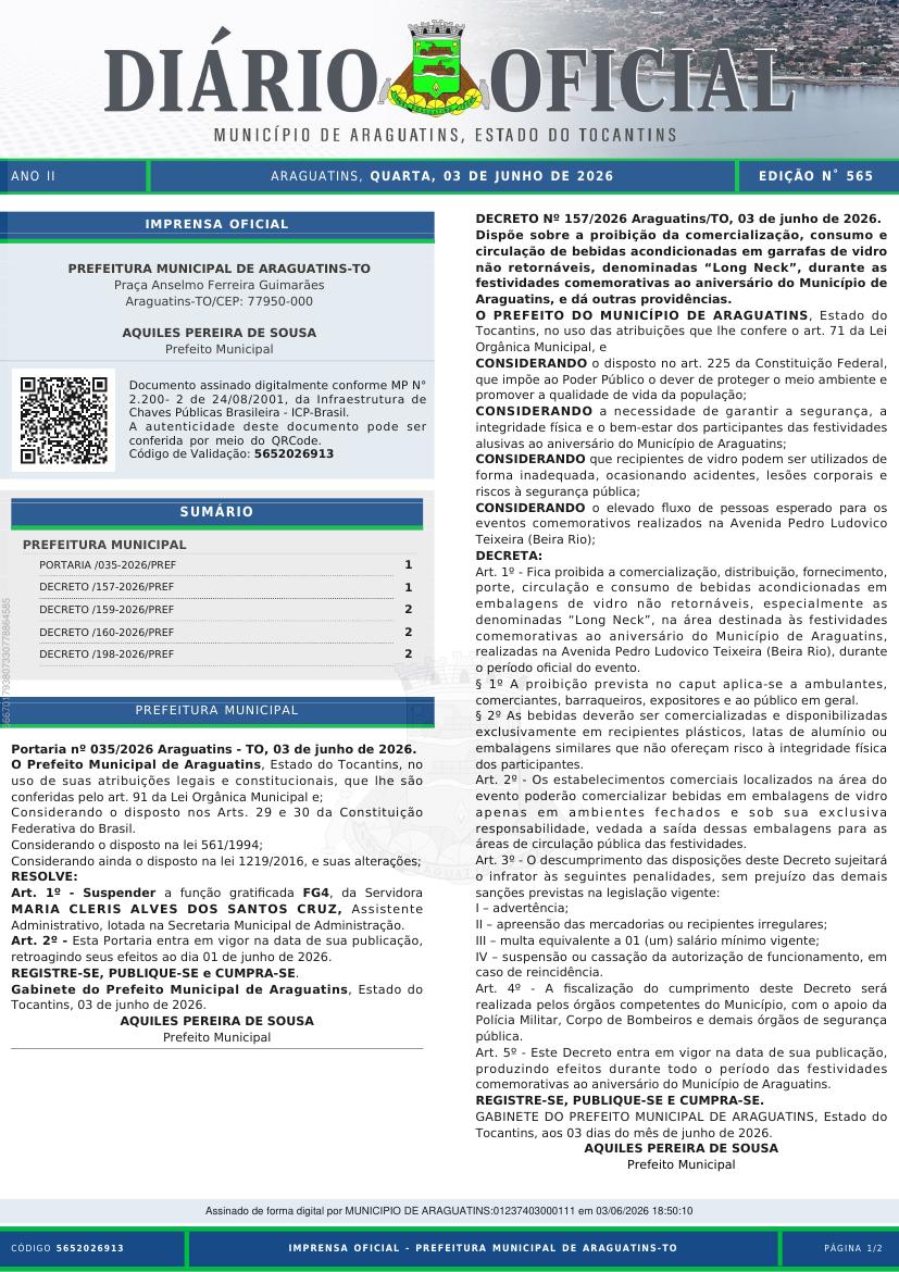 Capa da edição
