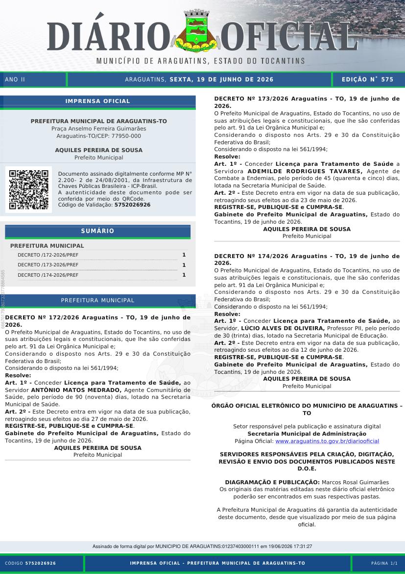 Capa da edição