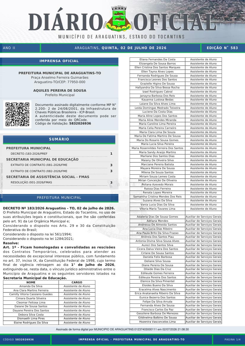 Capa da edição