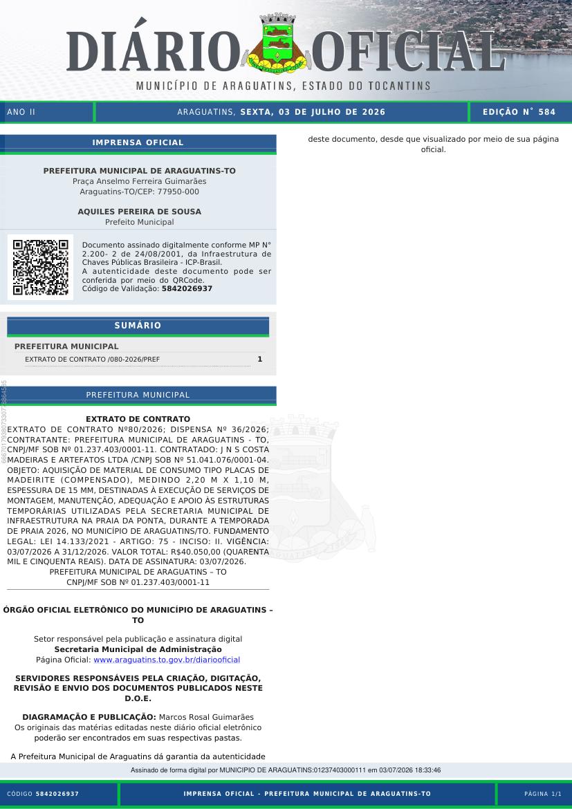 Capa da edição